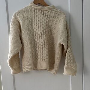 Aran Crafts Soft Cream Knitwear